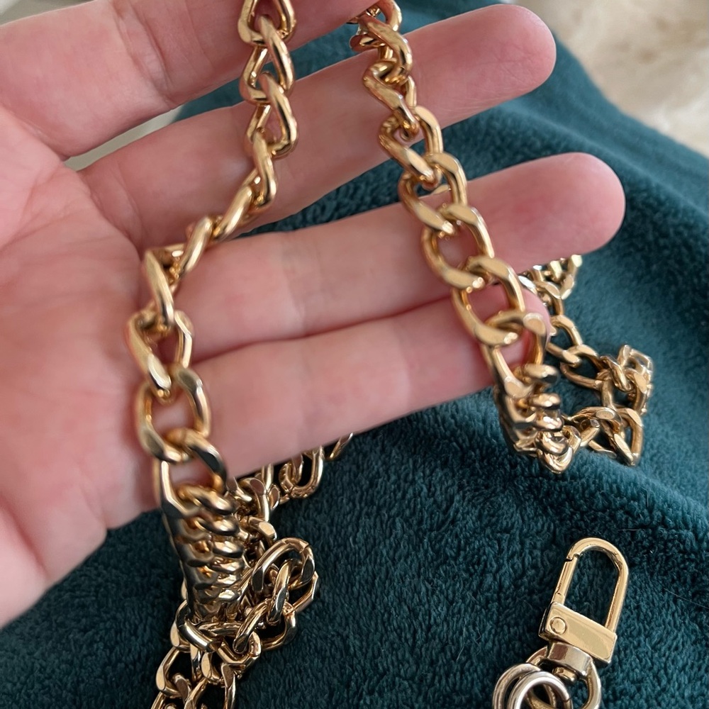 Gold Chain Purse Strap New! - Picture 6 of 13